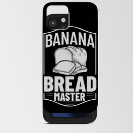 Banana Bread Recipe Chocolate Chip Nuts Vegan iPhone Card Case