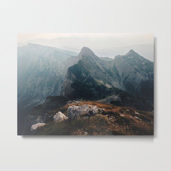 Morning on the edge Metal Print