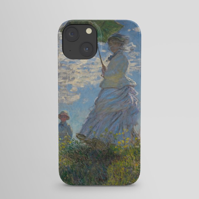 The Walk, Woman with a Parasol by Claude Monet iPhone Case