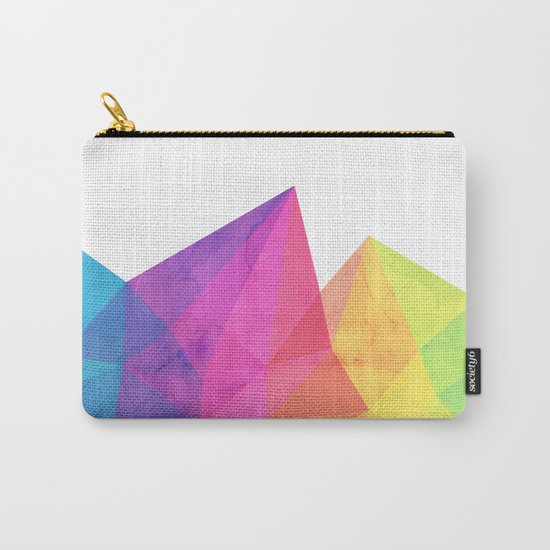 Fractal Rainbow Carry-All Pouch