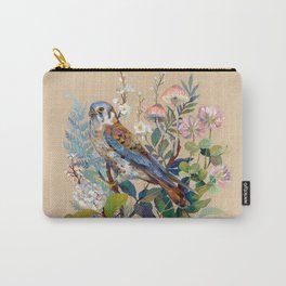 Floral Falcon Garden Carry-All Pouch