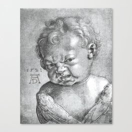 Weeping Angel boy 1521 Canvas Print