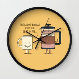 Coffee brewing Wall Clock