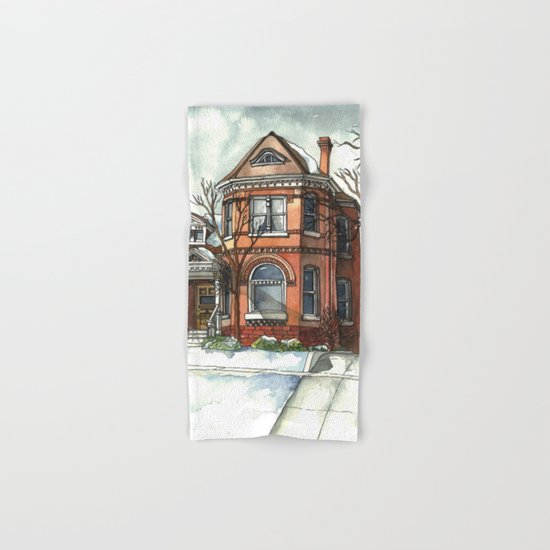Victorian House in The Avenues Hand & Bath Towel