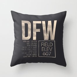DFW Throw Pillow