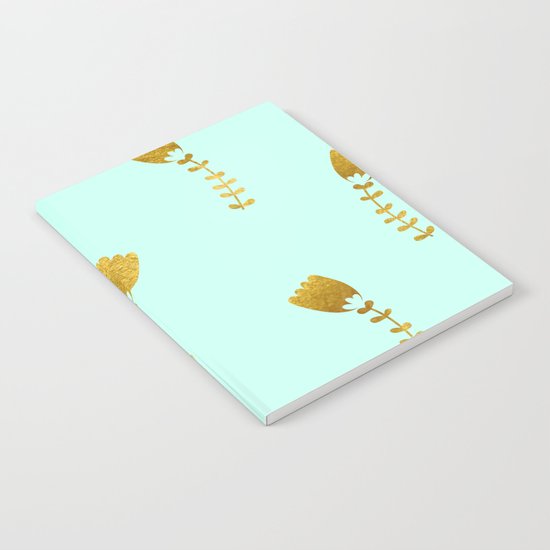 Mint Gold Foil 03 Notebook