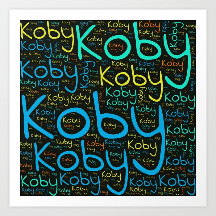 Koby Art Print