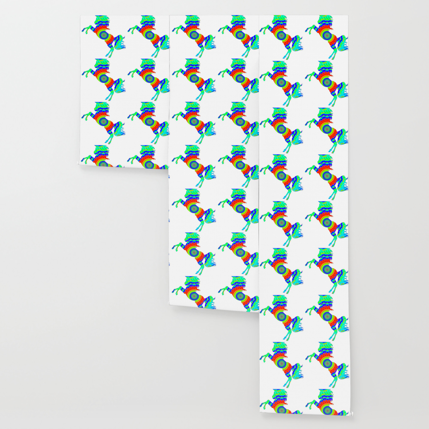 Rainbow Spiral Star Unicorn Design Poop Emoji Wallpaper By