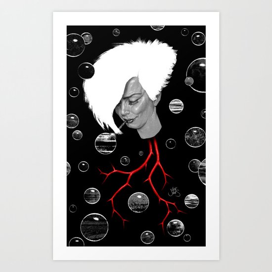 Sad Universe Art Print
