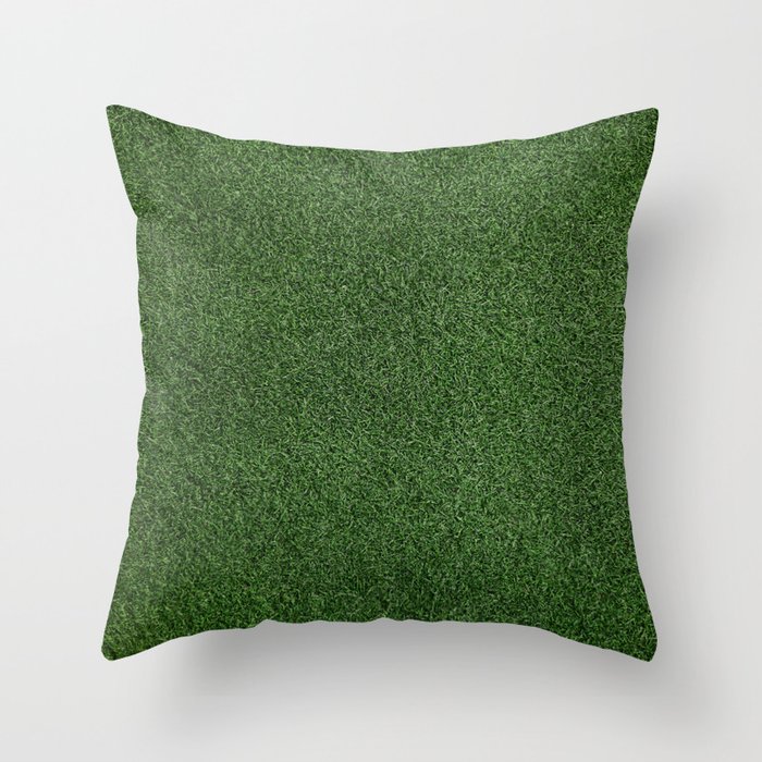 Grass green store pillows