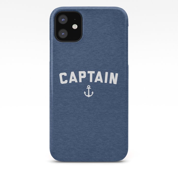 Captain Nautical Ocean Sailing Boat Funny Quote iPhone Case