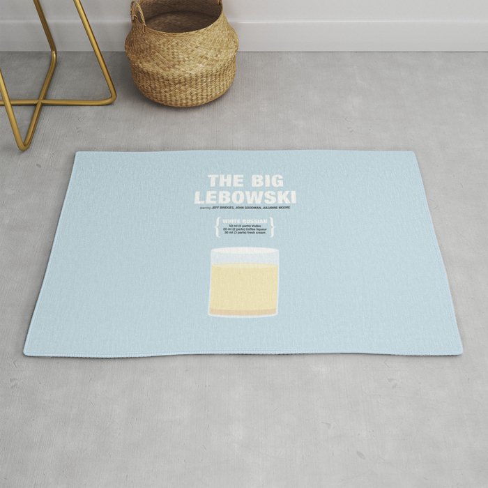 The Big Lebowski Tail Coen Brothers Rug By Studiosotron