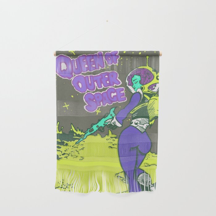 QUEEN OF OUTER SPACE Wall Hanging