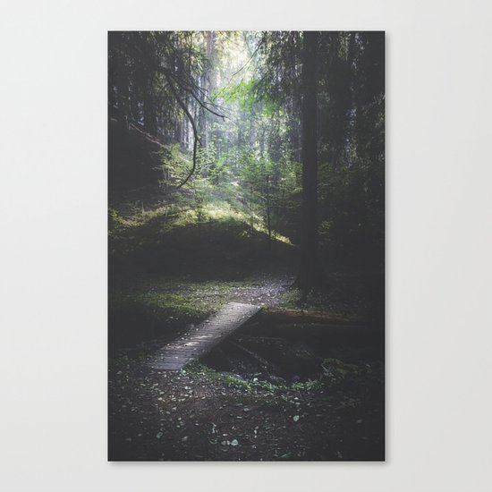 The road back is always the hardest Canvas Print