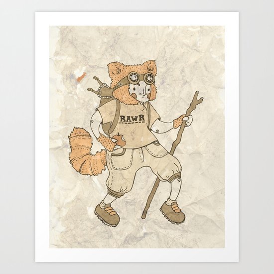 Young Explorer Art Print