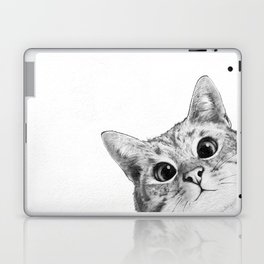 sneaky cat Laptop Skin