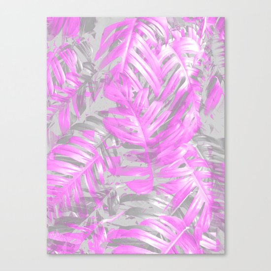 silver and musk, foliage Canvas Print