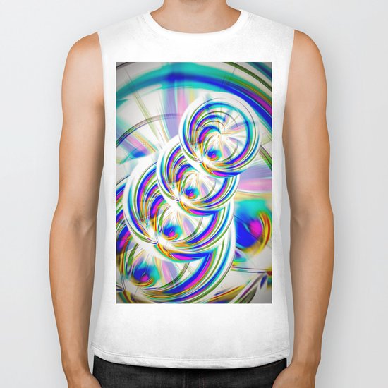 Abstract Perfection 22 Biker Tank