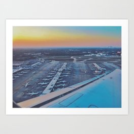 Technicolor Departure Art Print