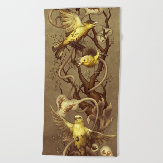 Goldfinch Beach Towel
