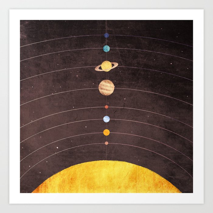 Solar System Art Print