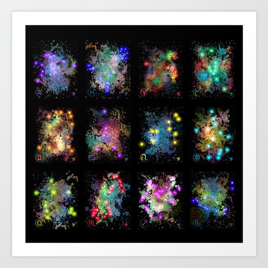 The Zodiac Signs Art Print
