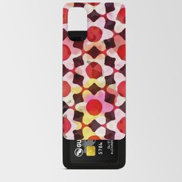 Modern Happy Rainbow Daisies Red Pink Yellow Android Card Case