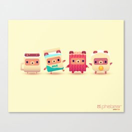 ALPHABEAR - Breakfast Bears Canvas Print