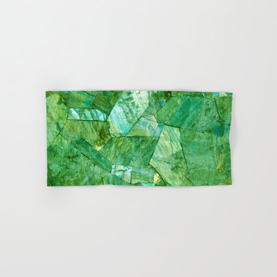 Labradorite Green Hand & Bath Towel