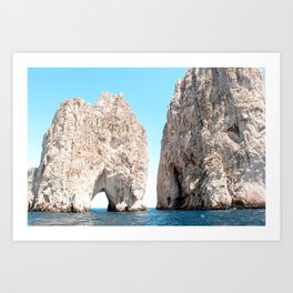 Faraglioni Rocks Capri Italy Art Print
