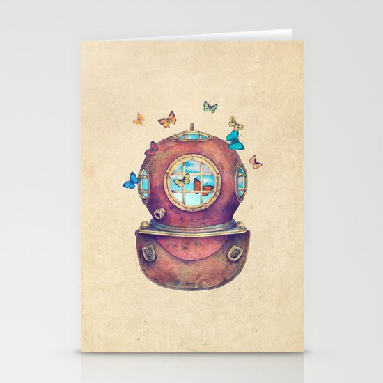 Inner Space Stationery Cards