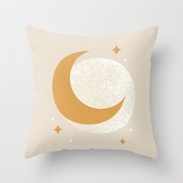 Moon Sparkle - Celestial Throw Pillow
