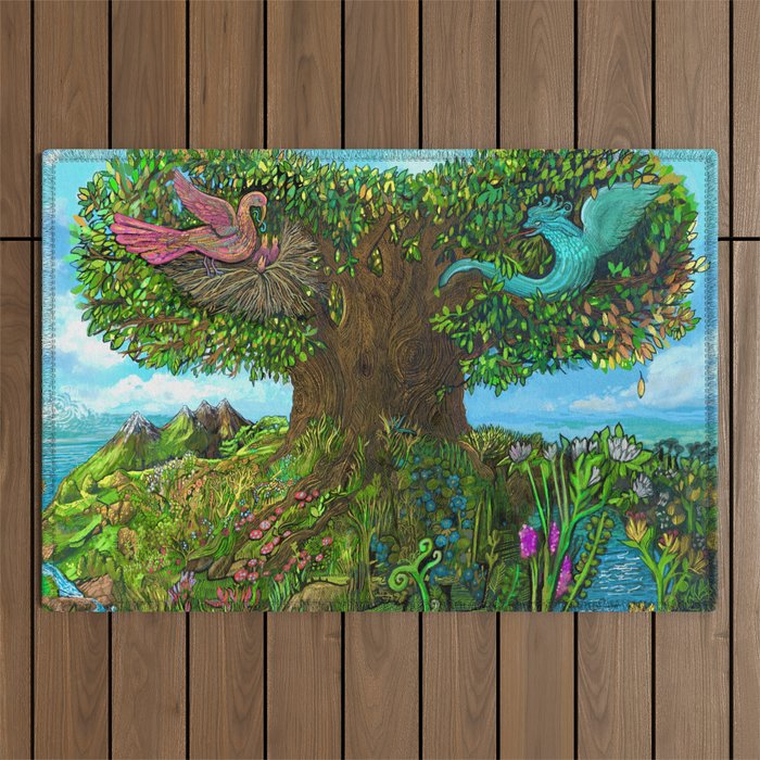 The Tree of Life Outdoor Rug