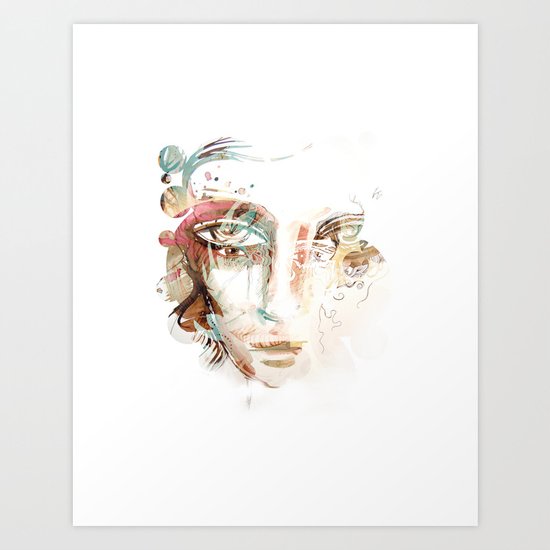 WHITEOUT Art Print