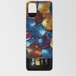 Colorful and Glittery Ball Pattern Android Card Case