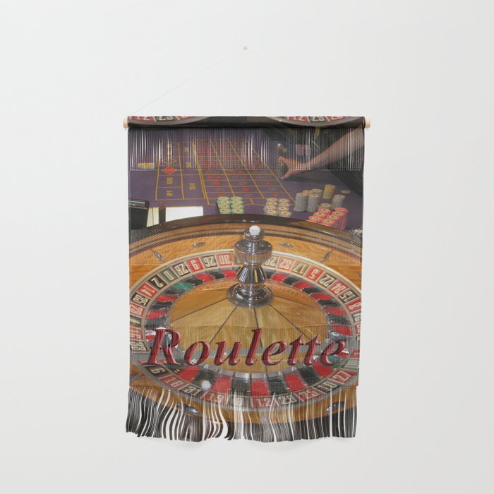 Roulette casino game design Wall Hanging