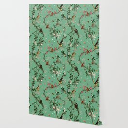 Monkey World Green Wallpaper