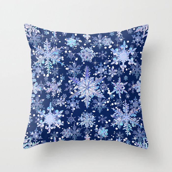 Snowflakes #3 Throw Pillow