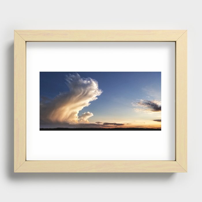 Big Sky Recessed Framed Print