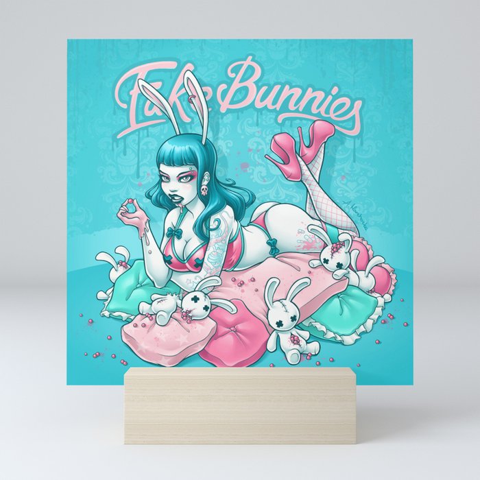 Fake Bunnies Mini Art Print