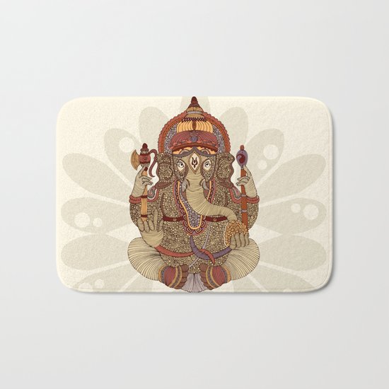 Ganesha: Lord of Success Bath Mat
