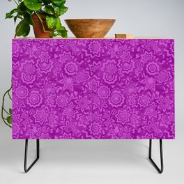 Purple Pattern Design Credenza