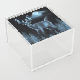 Cryptid: White Stag Acrylic Box