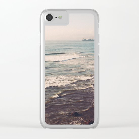 Vintage Ocean #landscape Clear iPhone Case