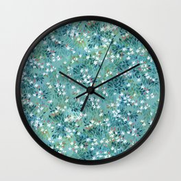Jasmine Flowers Wall Clock