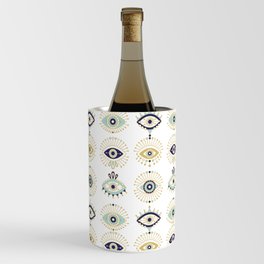Evil Eye Collection on White Wine Chiller