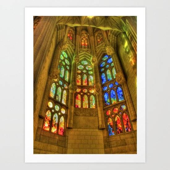 Sagrada Família, Barcelona, Spain Art Print