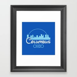 Columbus, Ohio Framed Art Print