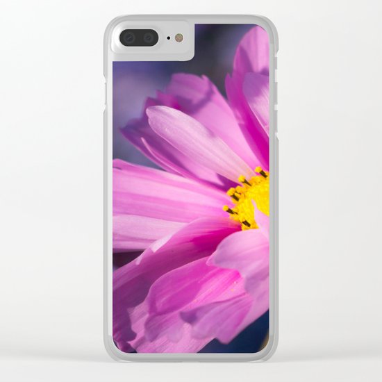 cosmea flower Clear iPhone Case
