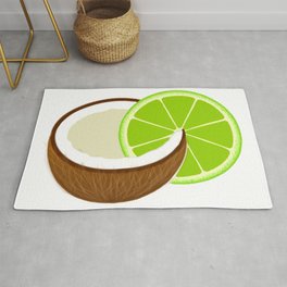 Lime in the Coconut Area & Throw Rug